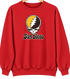 San Diego Baseball Stealie Grateful Dead Crewneck — San Diego Padres — Red