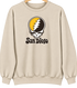 San Diego Baseball Stealie Grateful Dead Crewneck — San Diego Padres — Sand