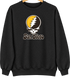 San Diego Baseball Stealie Grateful Dead Crewneck — San Diego Padres — Black