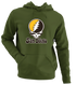 San Diego Baseball Stealie Grateful Dead Hoodie — San Diego Padres — Military Green