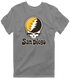 San Diego Baseball Stealie Grateful Dead T-Shirt — San Diego Padres — Dark Heather