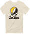 San Diego Baseball Stealie Grateful Dead T-Shirt — San Diego Padres — Sand