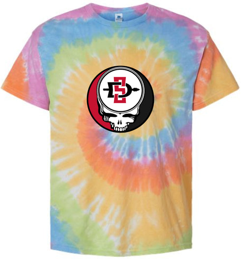 San Diego State University Stealie Tie-Dye T-Shirt