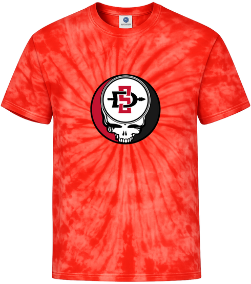 San Diego State University Stealie Tie-Dye T-Shirt