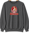 San Francisco Helmet Stealie Premium Unisex Crewneck — San Francisco 49ers — Dark Heather