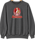 San Francisco Helmet Stealie Premium Unisex Crewneck — San Francisco 49ers — Dark Heather