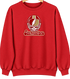 San Francisco Helmet Stealie Premium Unisex Crewneck — San Francisco 49ers — Red