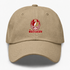 San Francisco Helmet Stealie Premium Unisex Dad Hat — San Francisco 49ers — Khaki