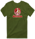 San Francisco Helmet Stealie Premium Unisex T-Shirt — San Francisco 49ers — Military Green