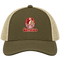 San Francisco Helmet Stealie Premium Unisex Trucker Cap — San Francisco 49ers — Moss/Khaki