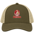 San Francisco Helmet Stealie Premium Unisex Trucker Cap — San Francisco 49ers — Moss/Khaki
