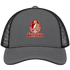 San Francisco Helmet Stealie Premium Unisex Trucker Cap — San Francisco 49ers — Charcoal/Black