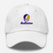 San Francisco Stealie Premium Unisex Dad Hat — Design: San Francisco State University — White