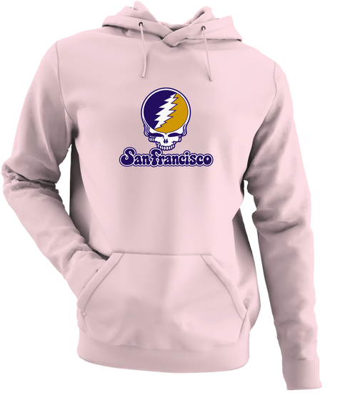 San Francisco Stealie Premium Unisex Hoodie — Design: San Francisco State University — Light Pink