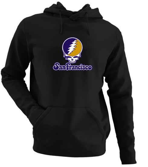 San Francisco Stealie Premium Unisex Hoodie — Design: San Francisco State University — Black