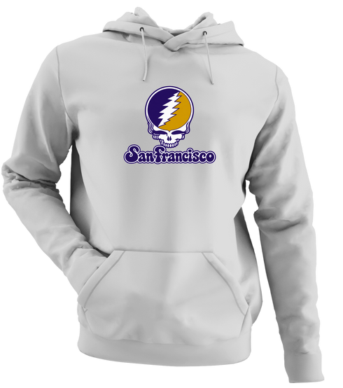 San Francisco Stealie Premium Unisex Hoodie — Design: San Francisco State University — Sport Grey