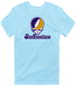 San Francisco Stealie Premium Unisex T-Shirt — Design: San Francisco State University — Light Blue