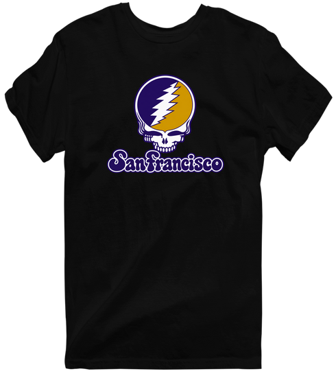 San Francisco Stealie Premium Unisex T-Shirt — Design: San Francisco State University — Black