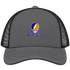 San Francisco Stealie Premium Unisex Trucker Cap — Design: San Francisco State University — Charcoal/Black