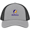 San Francisco Stealie Premium Unisex Trucker Cap — Design: San Francisco State University — Heather Grey/Black