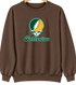 San Francisco Stealie Premium Unisex Crewneck — Design: San Francisco University of — Brown