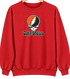 San Francisco Baseball Stealie Grateful Dead Crewneck — San Francisco Giants — Red