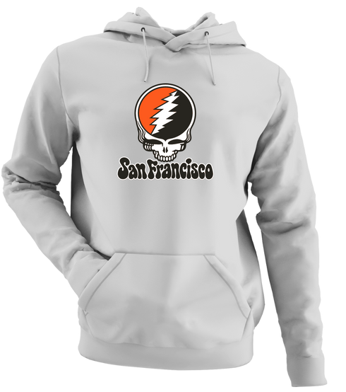 San Francisco Baseball Stealie Grateful Dead Hoodie — San Francisco Giants — Sport Grey