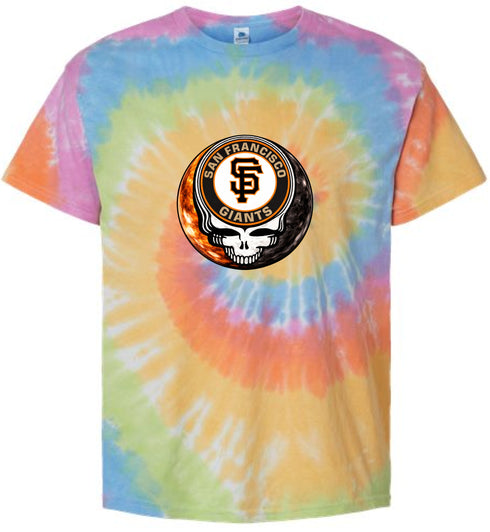 San Francisco Giants Crystal Stealie Tie-Dye T-Shirt