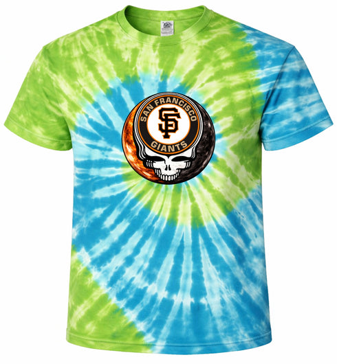 San Francisco Giants Crystal Stealie Tie-Dye T-Shirt
