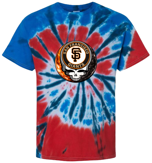 San Francisco Giants Crystal Stealie Tie-Dye T-Shirt
