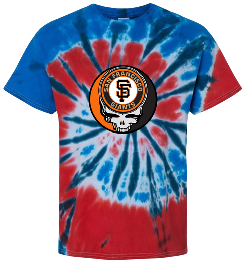 San Francisco Giants Stealie Tie-Dye T-Shirt