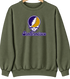 San Francisco Stealie Premium Unisex Crewneck — Design: San Francisco State University — Military Green