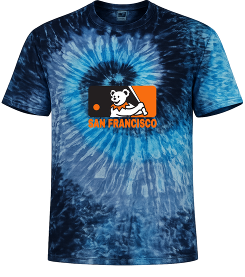 San Francsico Giants Logo Stealie Tie-Dye T-Shirt