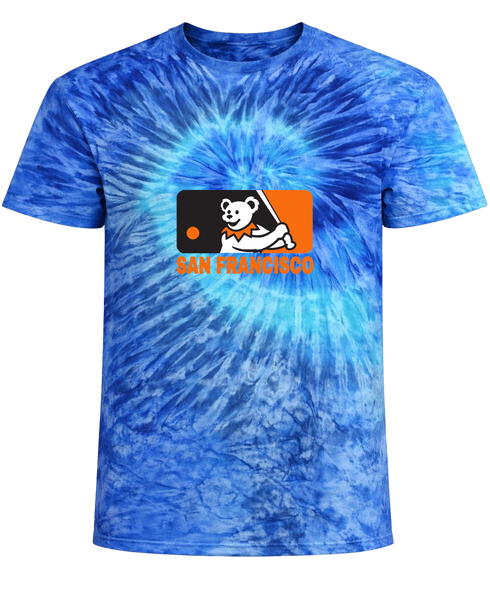 San Francsico Giants Logo Stealie Tie-Dye T-Shirt