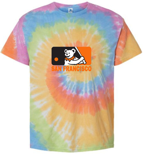 San Francsico Giants Logo Stealie Tie-Dye T-Shirt