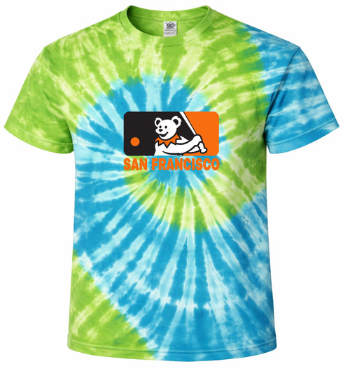San Francsico Giants Logo Stealie Tie-Dye T-Shirt
