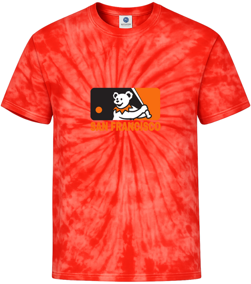 San Francsico Giants Logo Stealie Tie-Dye T-Shirt