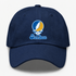 San Jose Stealie Premium Unisex Dad Hat — Design: San Jose State University — Navy