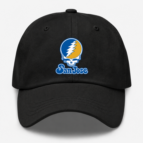 San Jose Stealie Premium Unisex Dad Hat — Design: San Jose State University — Black