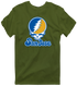 San Jose Stealie Premium Unisex T-Shirt — Design: San Jose State University — Military Green