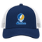 San Jose Stealie Premium Unisex Trucker Cap — Design: San Jose State University — Navy/White