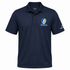 San Jose Stealie Premium Unisex Polo — Design: San Jose State University — Navy