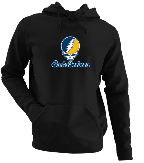 Santa Barbara Stealie Premium Unisex Hoodie — Design: California Santa Barbara University of — Black