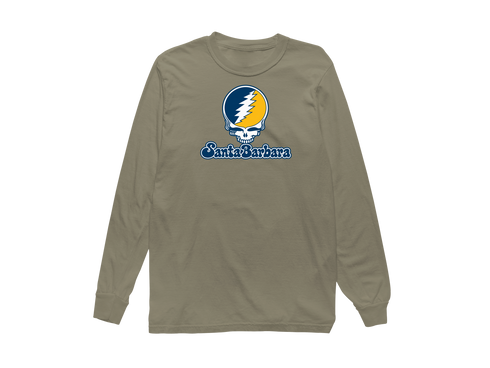 Santa Barbara Stealie Premium Unisex Long-Sleeve — Design: California Santa Barbara University of — Sandstone
