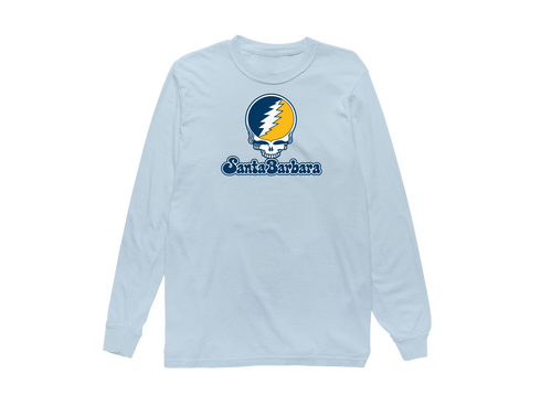 Santa Barbara Stealie Premium Unisex Long-Sleeve — Design: California Santa Barbara University of — Chambray