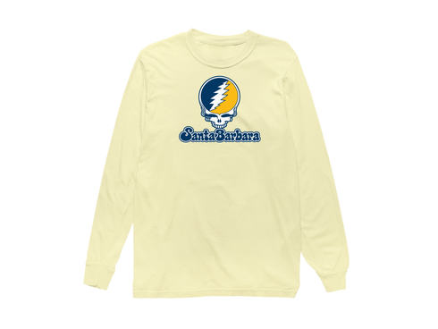 Santa Barbara Stealie Premium Unisex Long-Sleeve — Design: California Santa Barbara University of — Butter