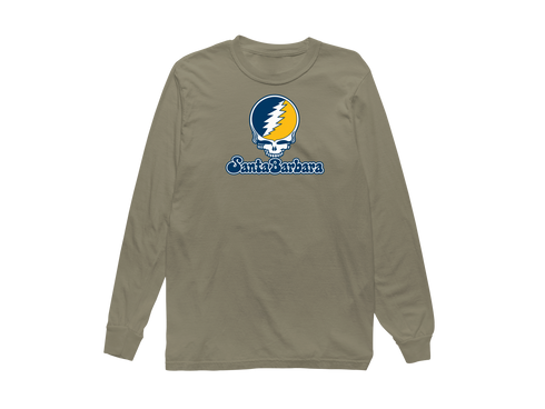 Santa Barbara Stealie Premium Unisex Long-Sleeve — Design: California Santa Barbara University of — Sandstone