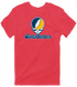 Santa Barbara Stealie Premium Unisex T-Shirt — Design: California Santa Barbara University of — Heather Red