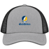 Santa Barbara Stealie Premium Unisex Trucker Cap — Design: California Santa Barbara University of — Heather Grey/Black