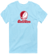 Santa Clara Stealie Premium Unisex T-Shirt — Design: Santa Clara University — Light Blue